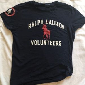 A nice form fitted Ralph Lauren volunteer shirt
